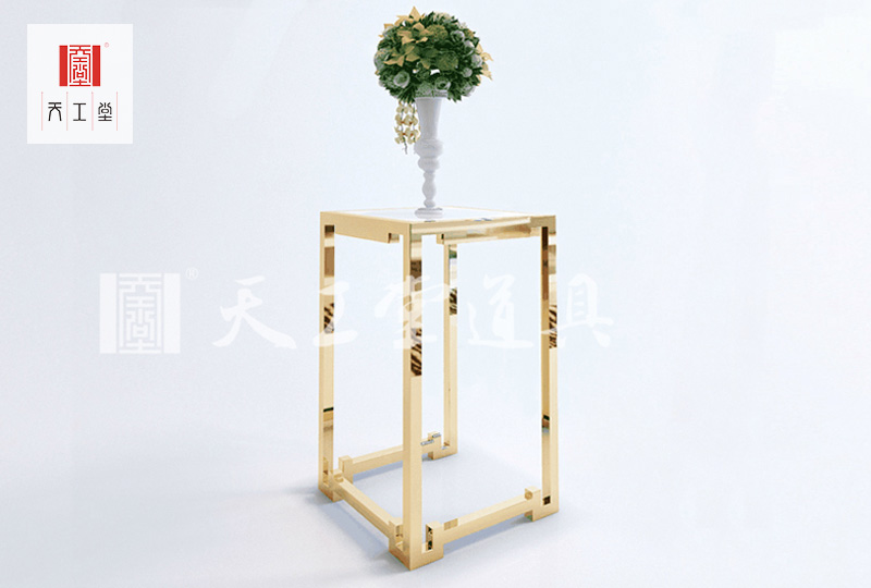 簡約不銹鋼角幾
